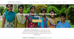 Desktop Screenshot of banglahope.org