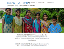 Tablet Screenshot of banglahope.org